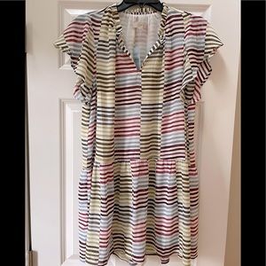 NWT Loft striped dress, small petite